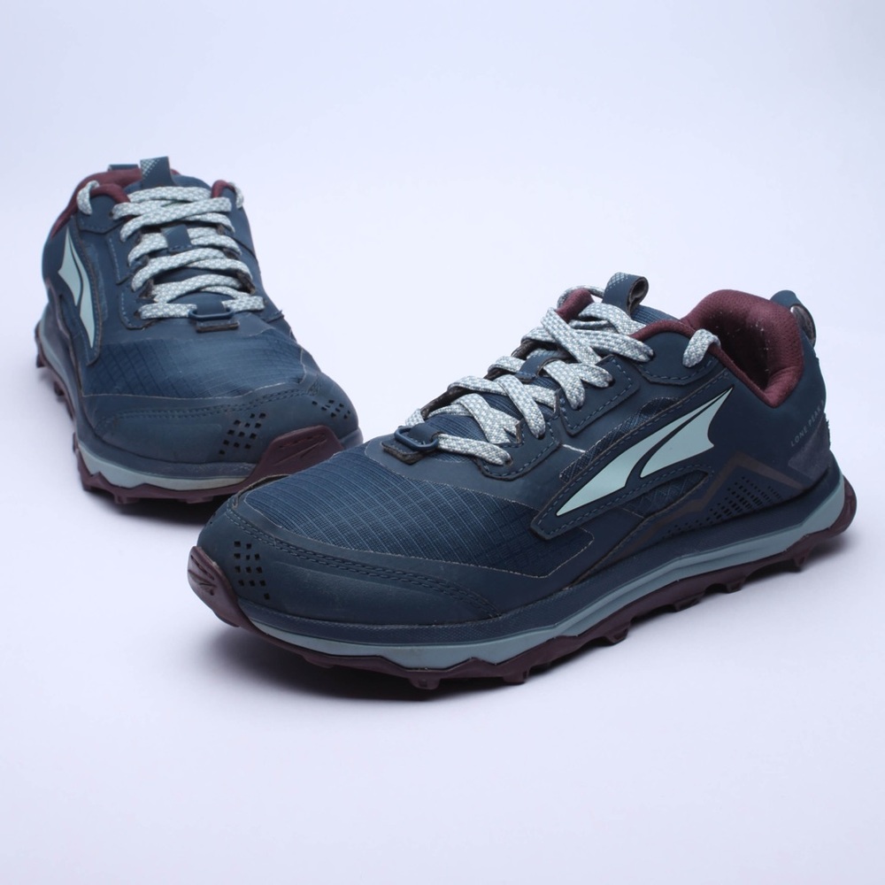 Altra Women's AL0A4VR7408 Lone Peak 5 Trail Running Shoe Navy Burgundy US 7.5